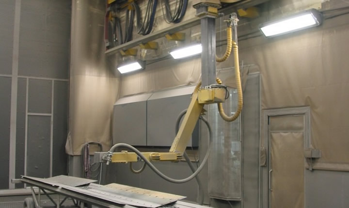 龍門式機(jī)器人噴砂房 龍門式機(jī)器人噴砂房